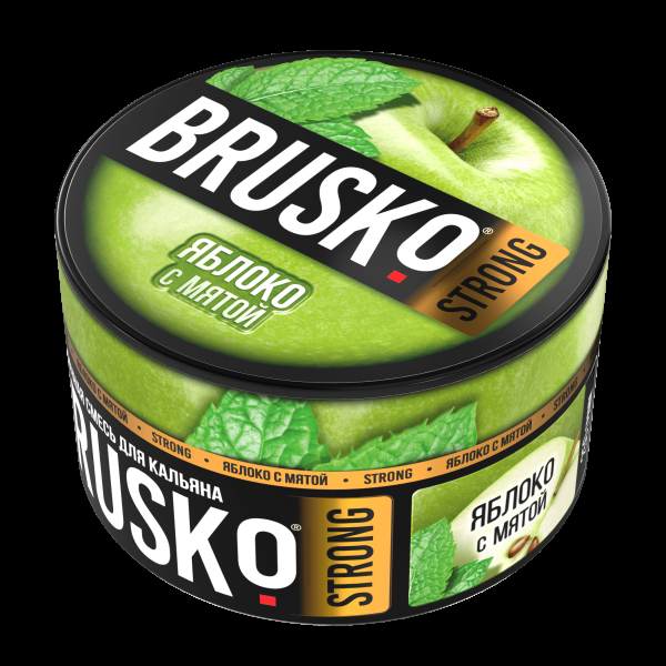 Смесь Brusko Strong яблоко с мятой  250 гр в Норильске