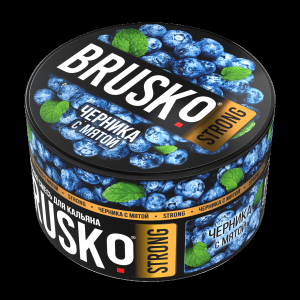 Смесь Brusko Strong черника с мятой  250 гр в Норильске