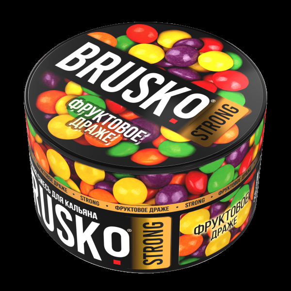Смесь Brusko Strong фруктовое драже  250 гр в Норильске