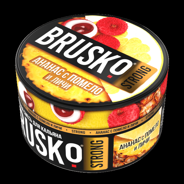 Смесь Brusko Strong ананас с помело и личи  250 гр в Норильске