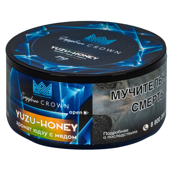 Табак Sapphire Crown Yuzu-honey  25 грамм в Норильске