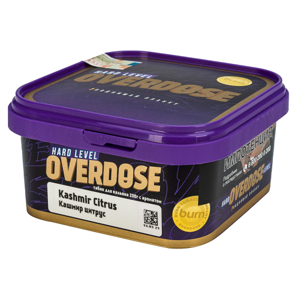 Табак Overdose Kashmir Citrus  200 грамм в Норильске