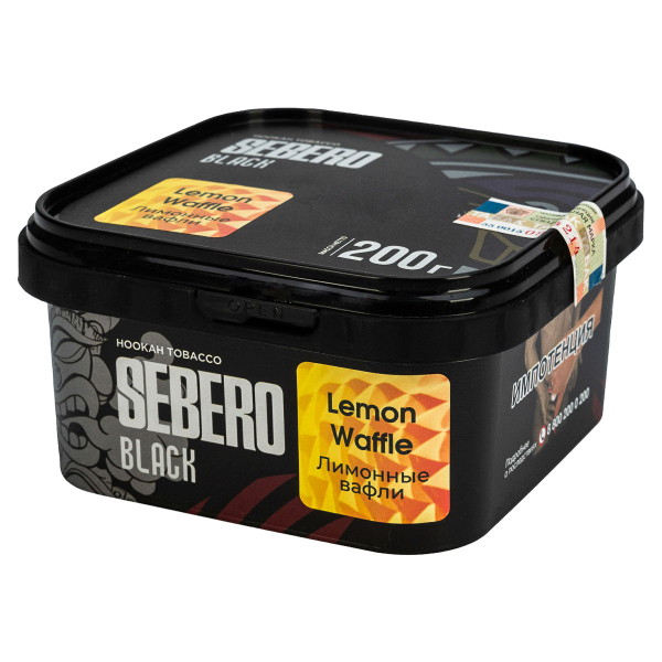 Табак Sebero Black Lemon Waffle  200 грамм в Норильске