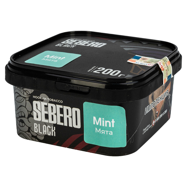 Табак Sebero Black Mint  200 грамм в Норильске