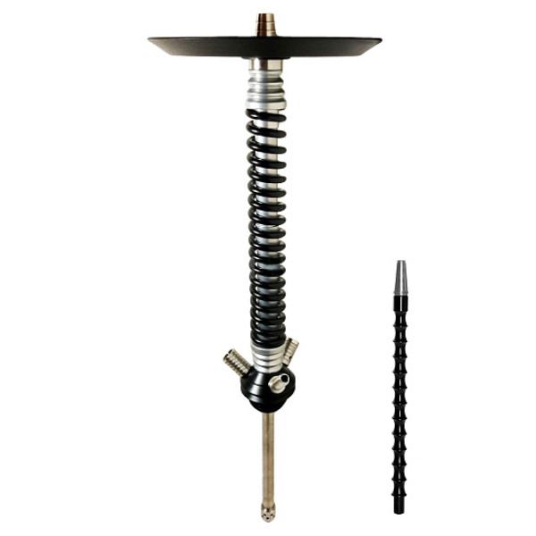 Кальян Mamay Custom V3 №12 Coilovers Хром-Черный  в Норильске