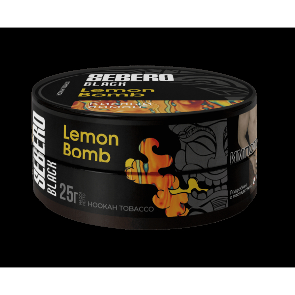 Табак Sebero Black Lemon Bomb  25 грамм в Норильске