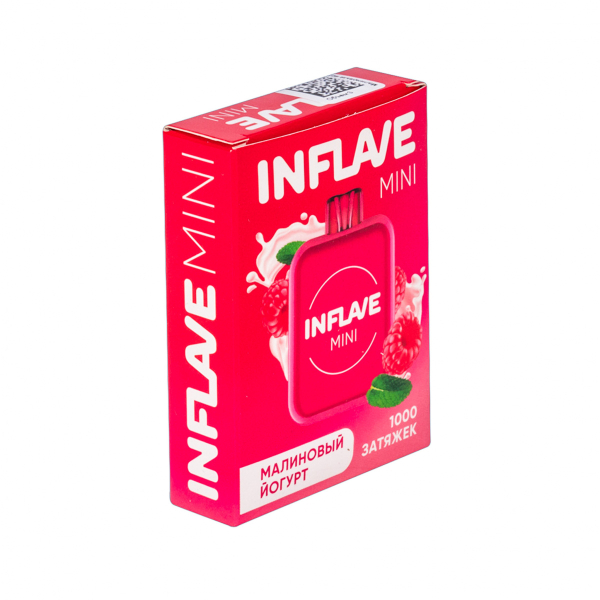 Inflave Mini Малиновый Йогурт (1000 Затяжек) в Норильске