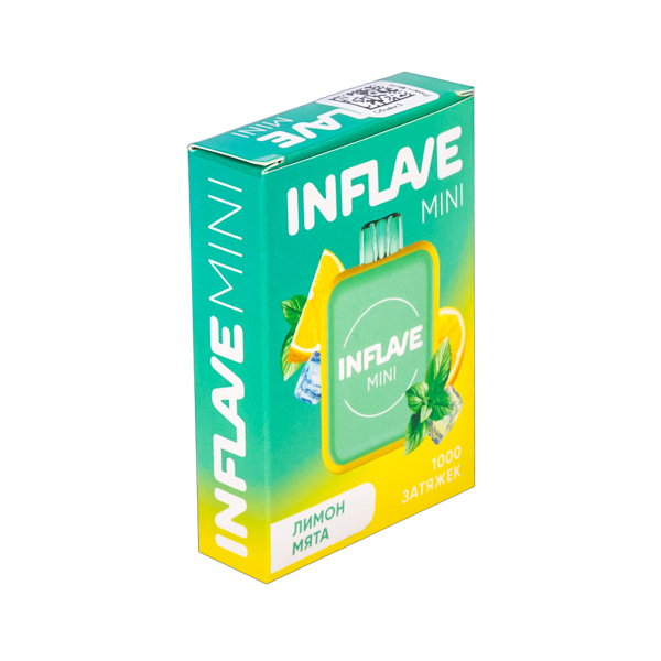 Inflave Mini Лимон Мята (1000 Затяжек) в Норильске