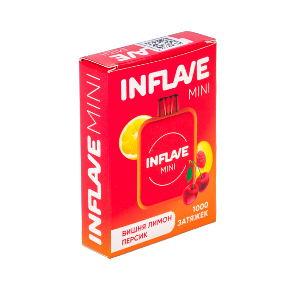 Inflave Mini Вишня Персик Лимон (1000 Затяжек) в Норильске