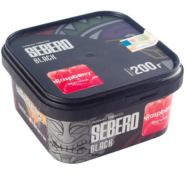 Табак Sebero Black Raspberry  200 грамм в Норильске