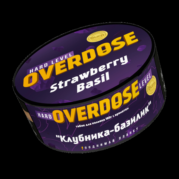 Табак Overdose Strawberry Basil  100 грамм в Норильске