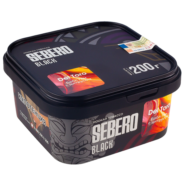 Табак Sebero Black Del Toro  200 грамм в Норильске
