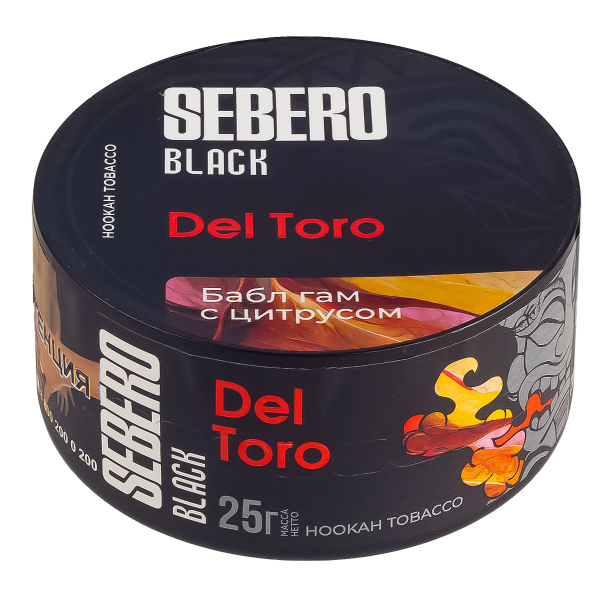 Табак Sebero Black Del Toro  25 грамм в Норильске