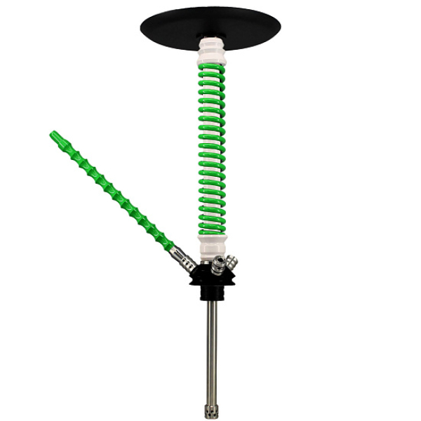 Кальян Mamay Custom V3 №12 Coilovers Белый-Салат  в Норильске