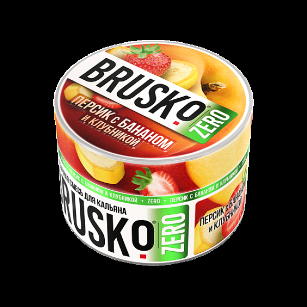 Смесь Brusko Персик С Бананом И Клубникой (Zero)  50 гр в Норильске