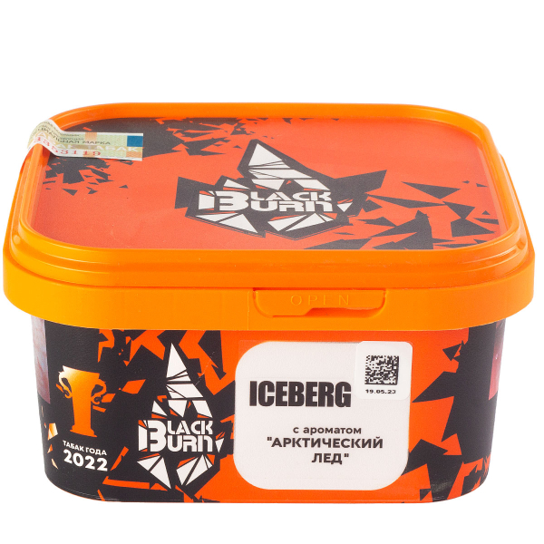 Табак Burn Black Iceberg  200 грамм в Норильске