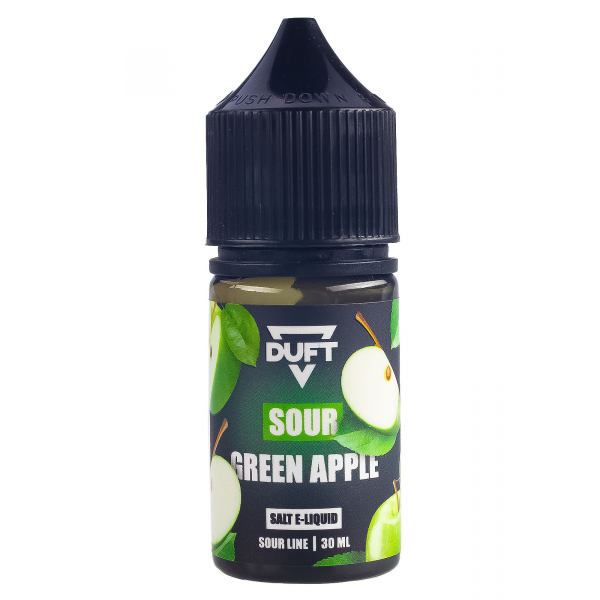 Жидкость Duft Sour Line Salt 20 Green Apple 30 Мл в Норильске