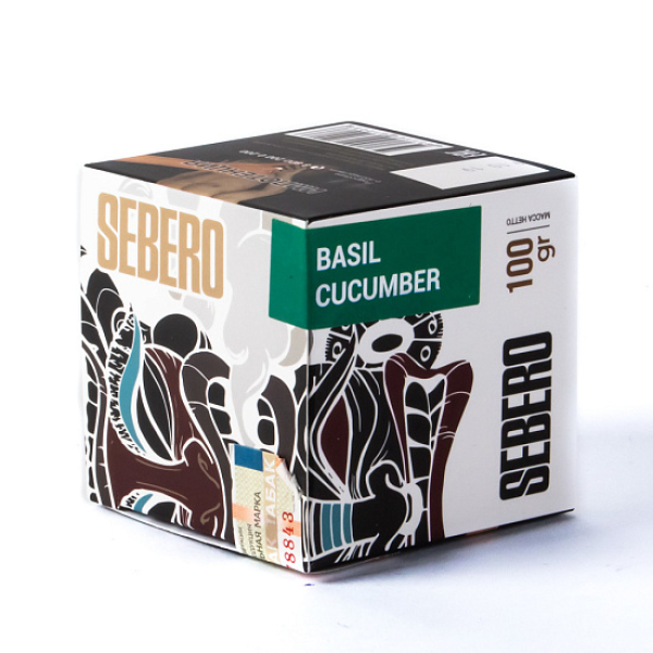 Табак Sebero Basil-Cucumber  100 грамм в Норильске