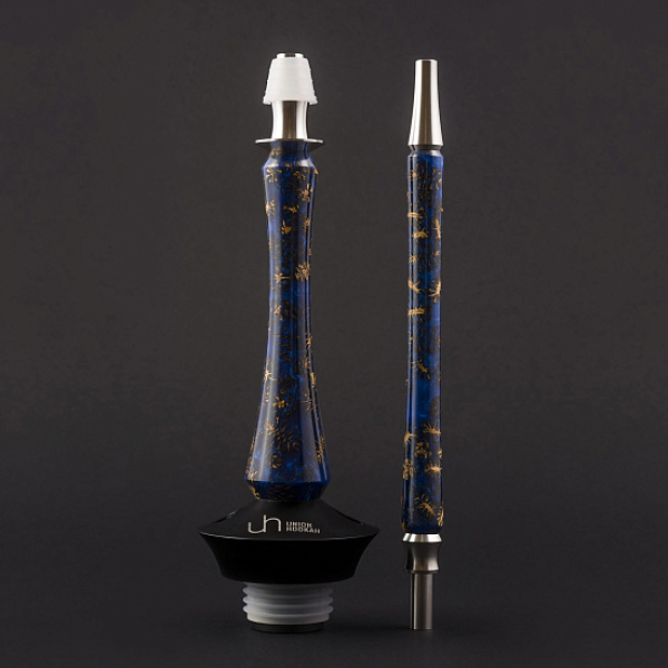 Кальян Union Hookah Sleek Акрил С Шишками Синий  в Норильске
