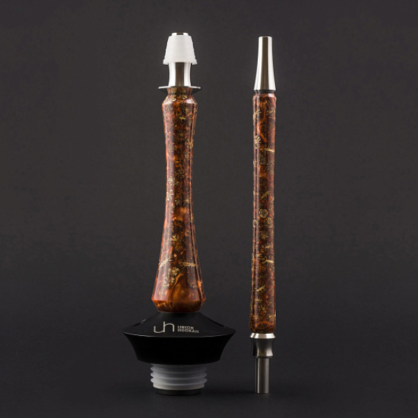 Кальян Union Hookah Sleek Акрил С Шишками Янтарь  в Норильске