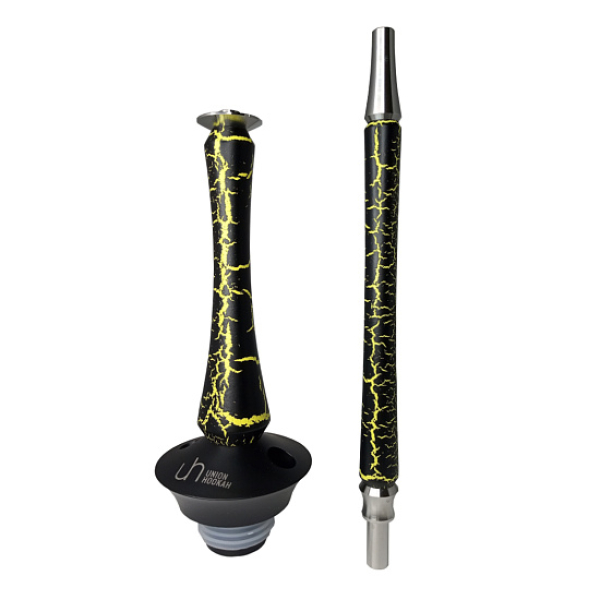 Кальян Union Hookah Sleek Кракле Желтый  в Норильске