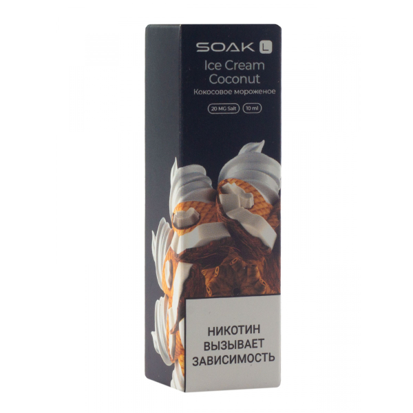 Жидкость Soak Ice Cream Coconut 10 Мл 2 Мг в Норильске