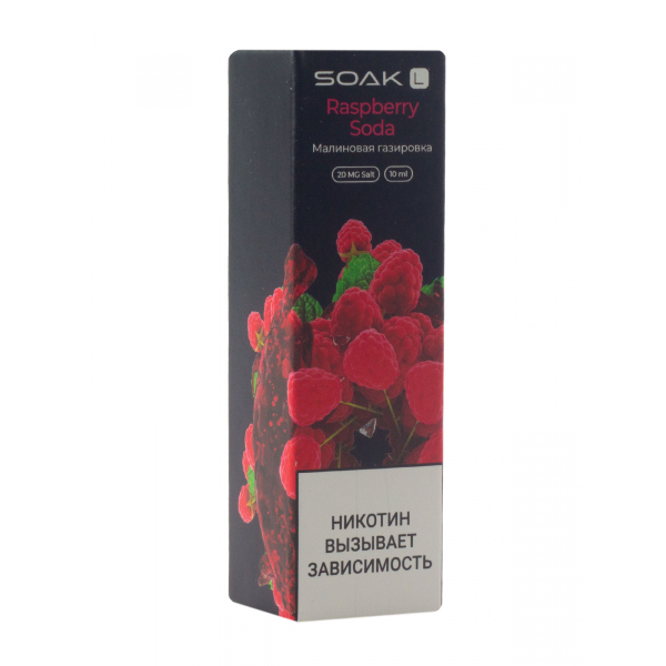 Жидкость Soak Raspberry Soda 10 Мл 2 Мг в Норильске