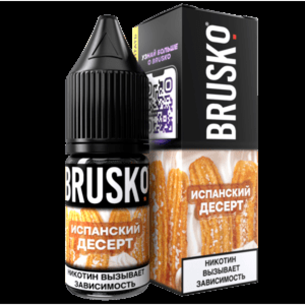 Жидкость Brusko Salt Испанский Десерт 10 Мл 2 Мг в Норильске