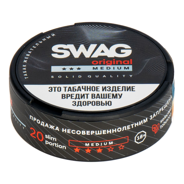 Жевательный табак Swag Medium Original 10 грамм в Норильске