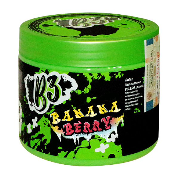 Табак B3 Bananaberry  250 грамм в Норильске
