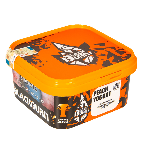 Табак Burn Black Peach Yogurt  200 грамм в Норильске