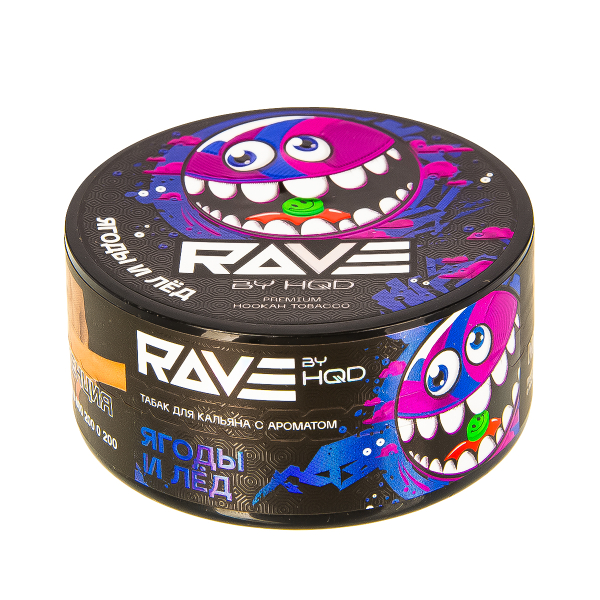 Табак Rave By Hqd Ягоды И Лед  25 грамм в Норильске