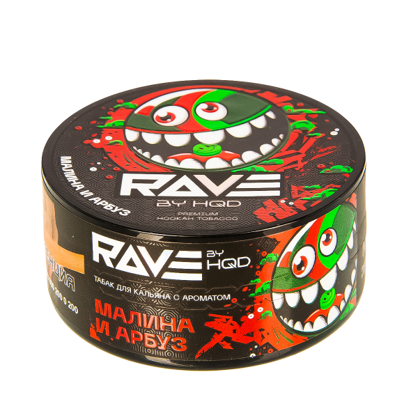 Табак Rave By Hqd Малина И Арбуз  25 грамм в Норильске