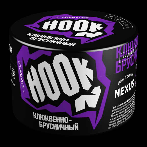 Табак Hook Клюквенно-Брусничный  50 грамм в Норильске