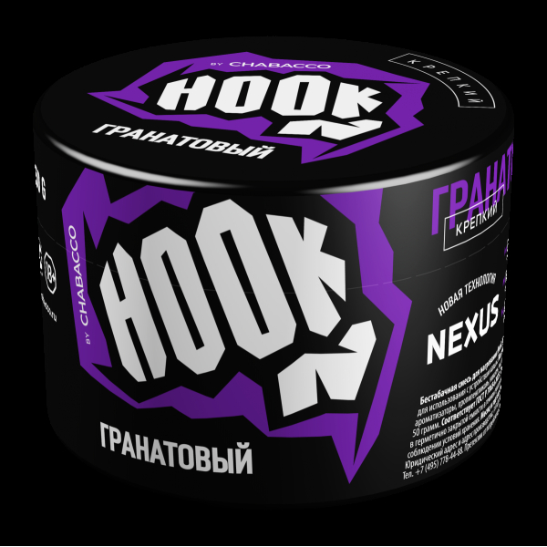 Табак Hook Гранатовый  50 грамм в Норильске