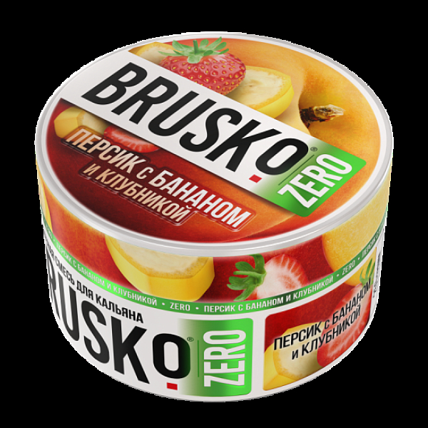 Смесь Brusko Персик С Бананом И Клубникой (Zero)  250 гр в Норильске