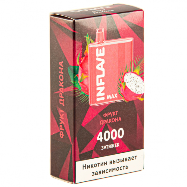 Inflave Max Фрукт Дракона (4000 Затяжек) в Норильске