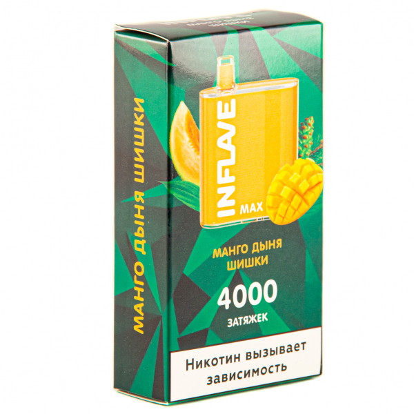 Inflave Max Манго-Дыня-Шишки (4000 Затяжек) в Норильске