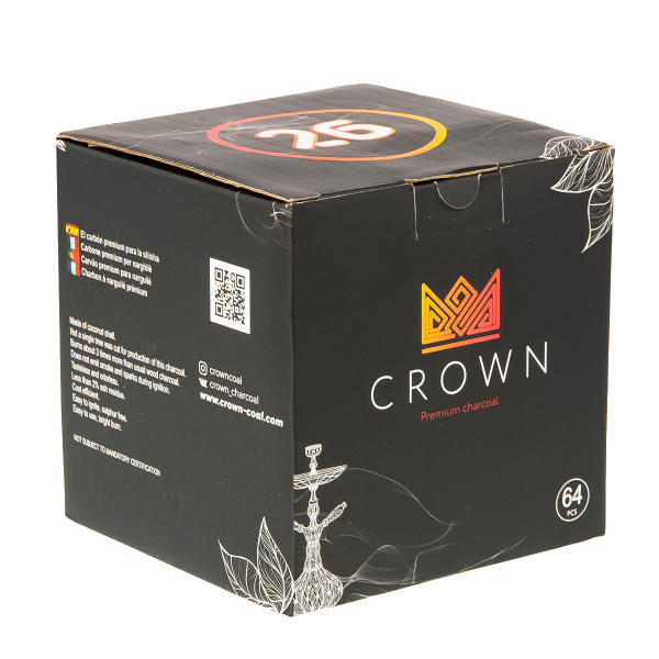 Уголь Crown Кокосовый 64 Шт (26 Мм) в Норильске