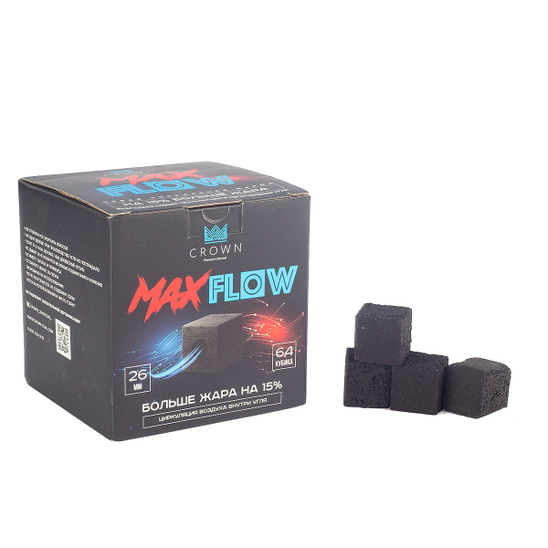 Уголь Crown Maxflow Кокосовый 64 Шт (26 Мм) в Норильске