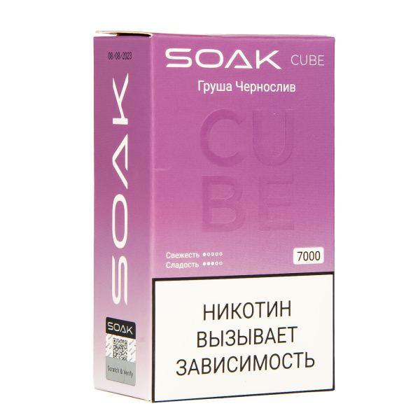 Soak Cube Груша Чернослив 7000 Затяжек в Норильске