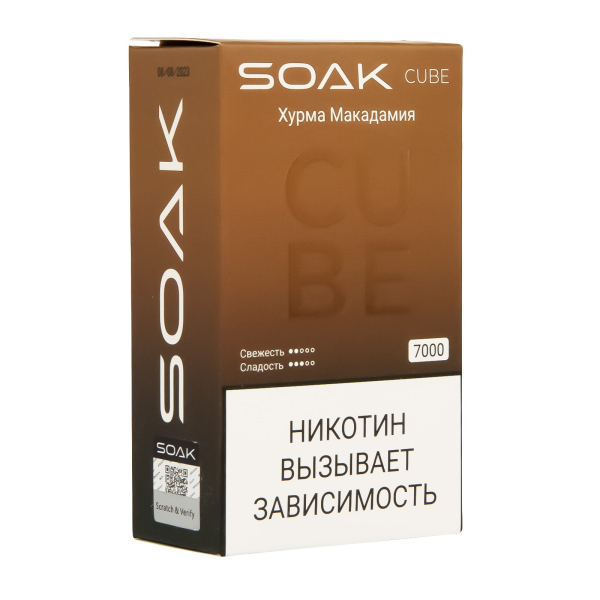 Soak Cube Хурма Макадамия 7000 Затяжек в Норильске