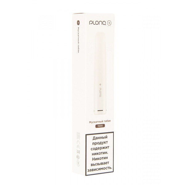 Plonq Plus Мускатный Табак (1500 Затяжек) 20 Мг в Норильске