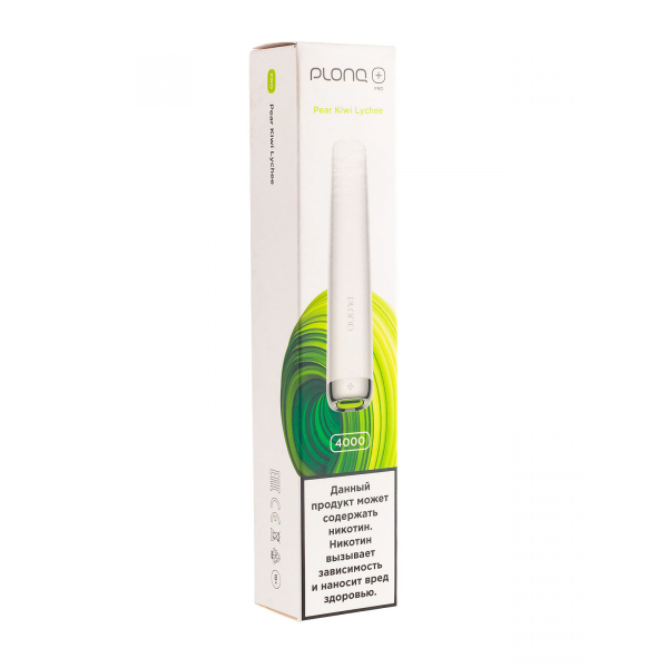 Plonq Plus Pro Груша Киви Личи (4000 Затяжек) 20 Мг в Норильске