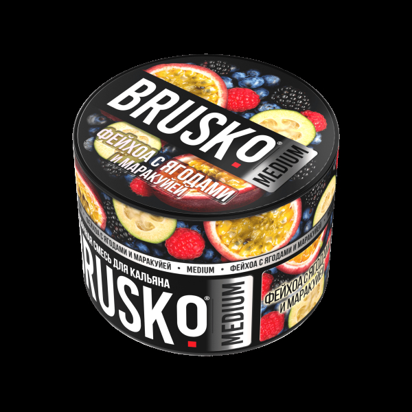 Смесь Brusko Medium Фейхоа С Ягодами И Маракуйей  50 гр в Норильске