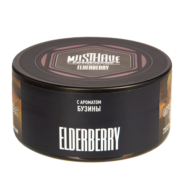 Табак Musthave Elderberry  125 грамм в Норильске