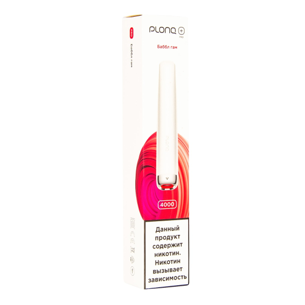 Plonq Plus Pro Баббл Гам (4000 Затяжек) 20 Мг в Норильске