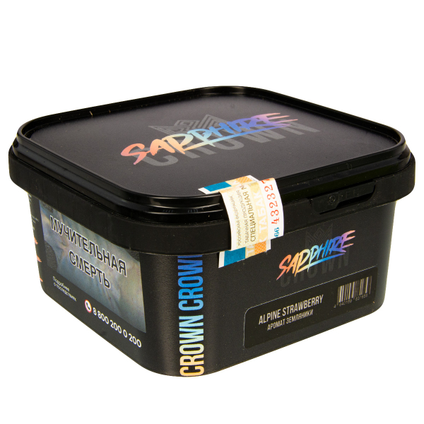 Табак Sapphire Crown Alpine Strawberry  200 грамм в Норильске