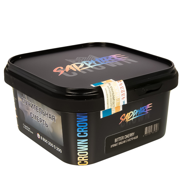 Табак Sapphire Crown Bitter Cherry  200 грамм в Норильске