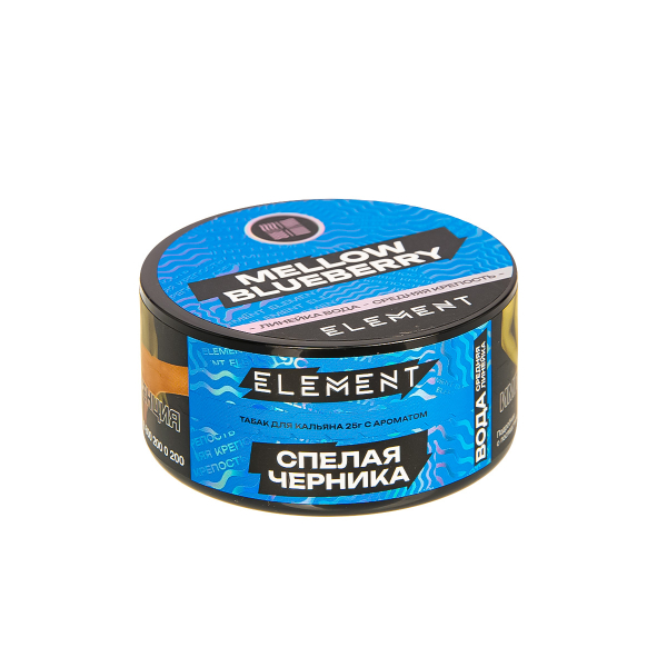 Табак Element Вода Mellow Blueberry New  25 грамм в Норильске